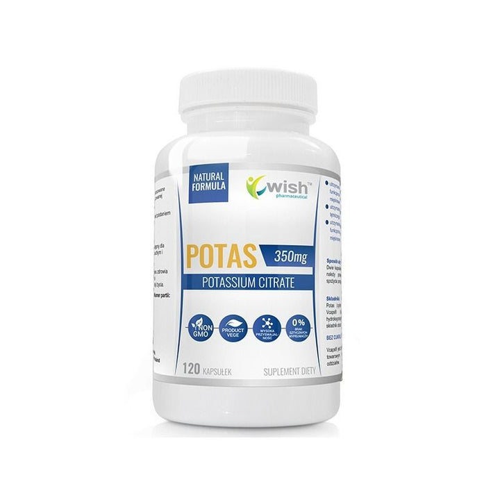 POTAS CITRATE 120CAPS - WISH