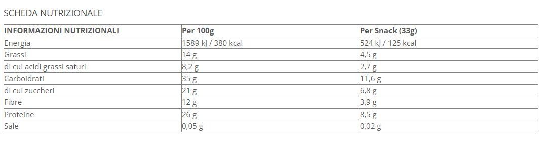 SNACK BAR 33 GR - ENERVIT