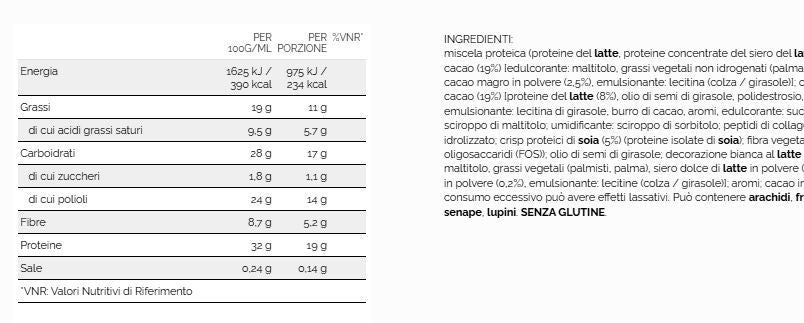 PROTEICA MULTISTRATO 60GR - WHY SPORT