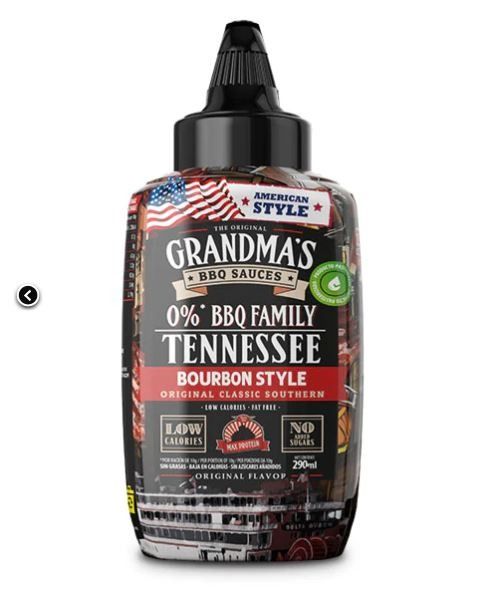 SALSA BBQ TENNESSE BOURBON FLAVOUR 290 ML  - MAX PROTEIN