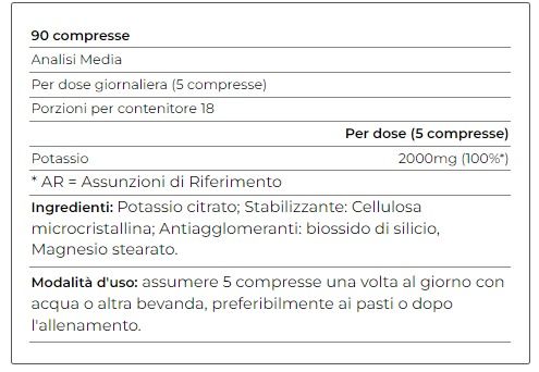 POTASSIUM CITRATE - 90 CPR - YAMAMOTO