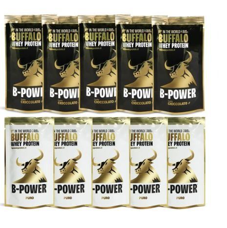 MONODOSE BUFFALO WHEY +80 HIGH PROTEIN - 30G - B POWER