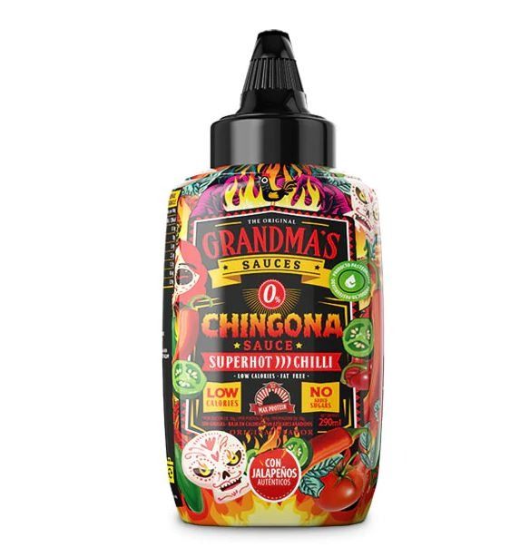 SALSA CHINGONA MEXICAN SUPER HOT 290 ML - MAX PROTEIN