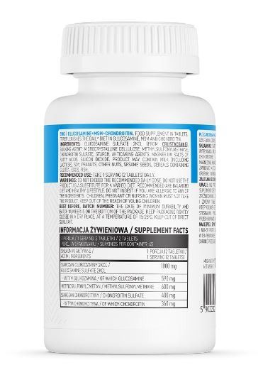 GLUCOSAMINA + MSM + CONDROITINA 90 CPR - OSTROVIT -