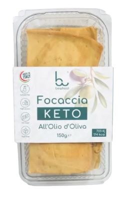 FOCACCIA KETO 150GR - BEWHEAT