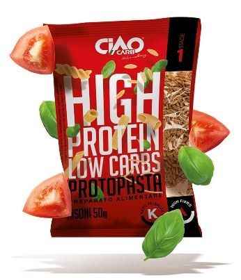 PASTA PROTEICA LOW CARB - CIAOCARB - MONODOSE 50 GR