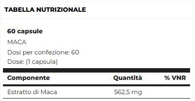 MACA 60 CPS - TSUNAMI NUTRITION
