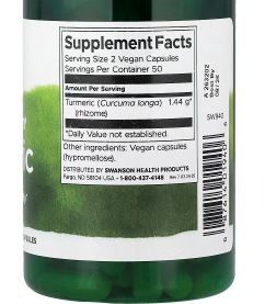 TURMERIC 720MG 100CAPS - SWANSON