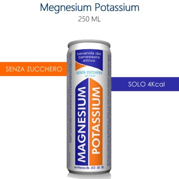 BEVANDA MAGNESIO E POTASSIO SENZA ZUCCHERO 250 ML - ZANIBONI