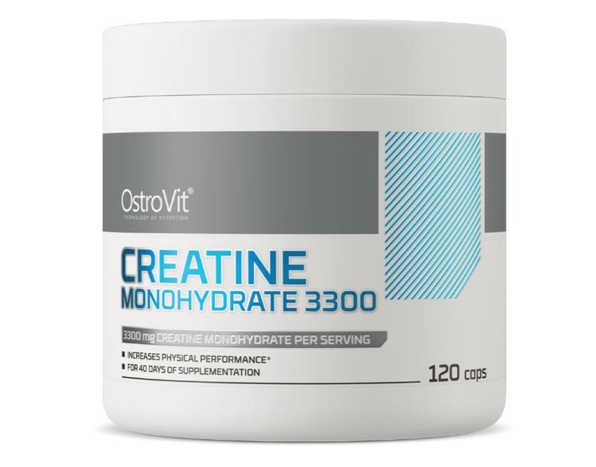 CREATINA MONOIDRATO 3300 MG  120 CPS - OSTROVIT