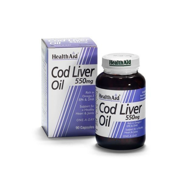 COD LIVER OIL 550 MG 90 CPS - HEALT AID -