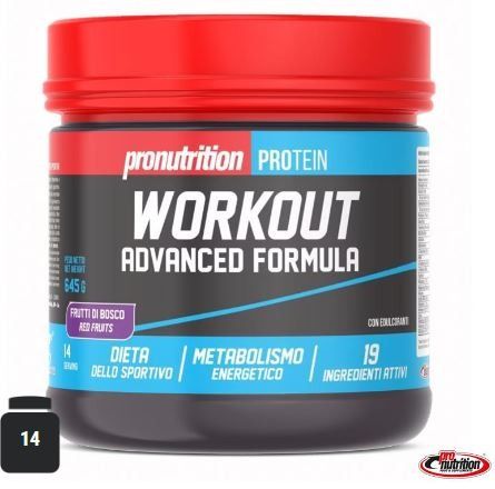 WORKOUT ADVANCED FORMULA - PRO NUTRITION