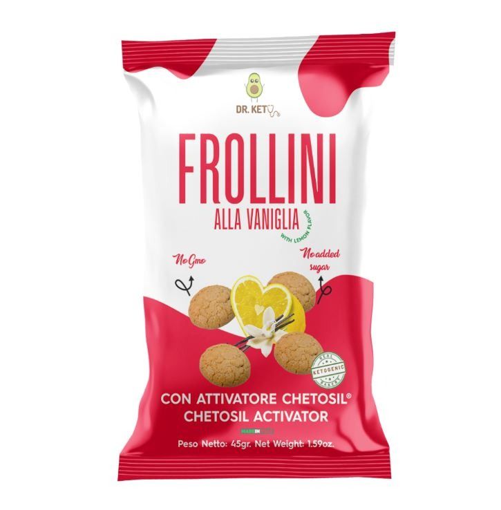 FROLLINI ALLA VANIGLIA E LIMONE - DR KETO