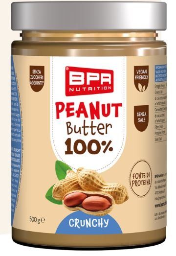 BURRO D'ARACHIDI 100% 300/500 GR - BPR NUTRITION