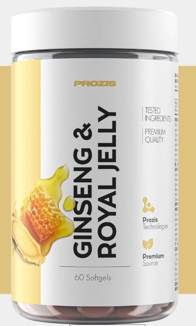 GINSENG & ROYAL JELLY 60 SOFTGELS - PROZIS