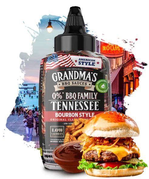 SALSA BBQ TENNESSE BOURBON FLAVOUR 290 ML  - MAX PROTEIN