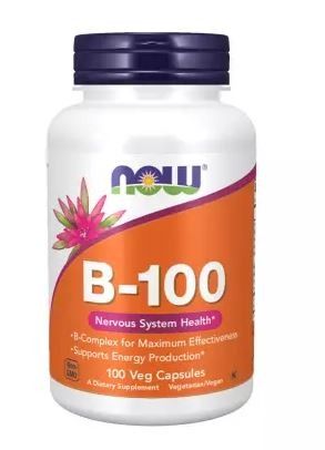 VITAMINA B-100 VEGAN 100CPS - NOW
