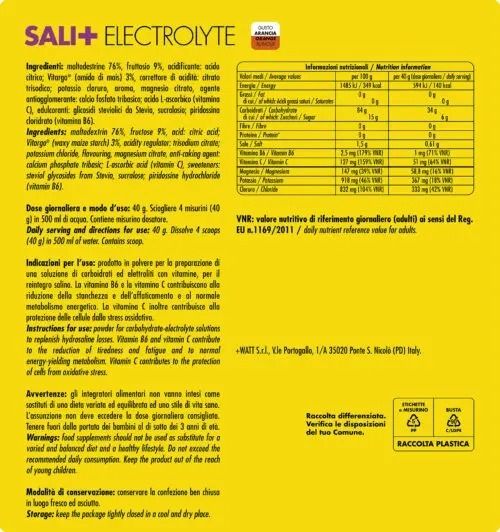 SALI+ ELECTROLYTE 600 GR | +WATT