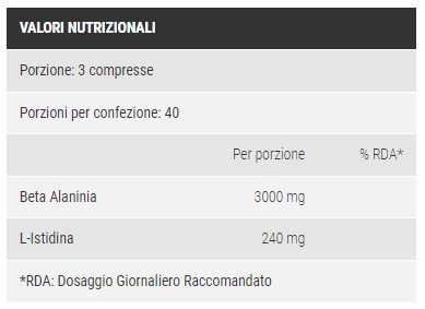 BETA ALANINA 1000 MG - PRO NUTRITION