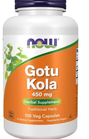 GOTU KOLA 450MG 100 CAPS - NOW