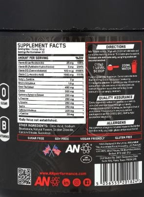 SHRED-X EXTREME THERMOGENIC POWDER 300GR - APPLIED NUTRITION
