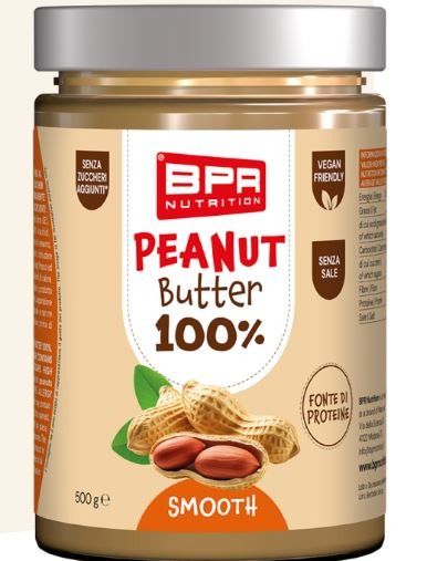 BURRO D'ARACHIDI 100% 300/500 GR - BPR NUTRITION