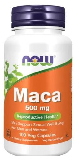 MACA 500MG 100 VEG CAPS - NOW