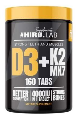 VIT D3 + K2 MK7 160 TBS - HIRO LAB