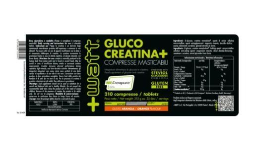 GLUCO CREATINA+ COMPRRESSE MASTICABILI - GLUCOSIO E CREATINA | +WATT