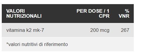 VITAMINA K2 CON MENACHINONE 90 CP - PRO NUTRITION