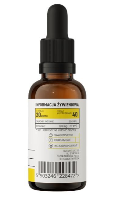 VITAMIN C DROPS 30 ML - OSTROVIT