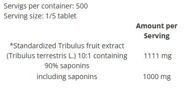 TRIBULUS 100 TABS - HIRO LAB