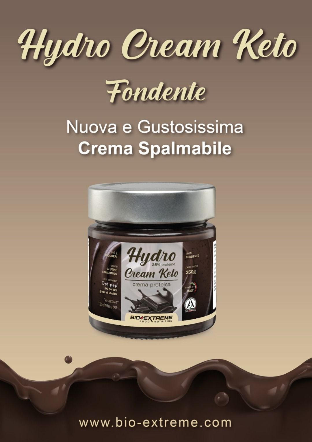 HYDRO CREAM KETO 250GR - BIOEXTREME