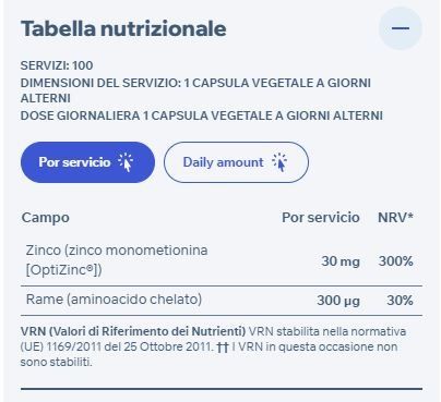 L-OPTIZINC 30MG 100 CPS - NOW
