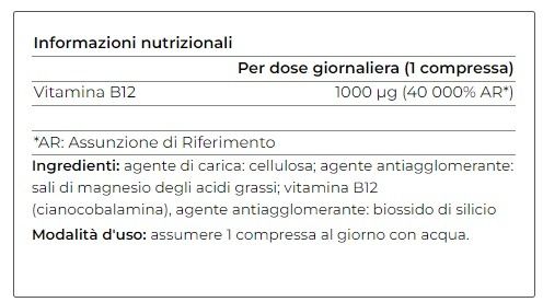 VITAMINA B12 - YAMAMOTO NUTRITION