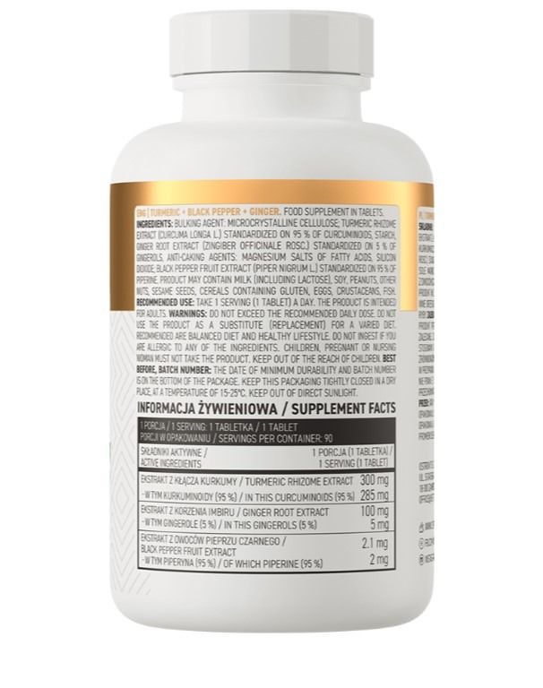 CURCUMA + PEPE NERO +  ZENZERO 90 CPR - OSTROVIT -