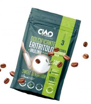 DOLCIFICANTE ERITRITOLO + INULINA IN POLVERE 500GR  - CIAO