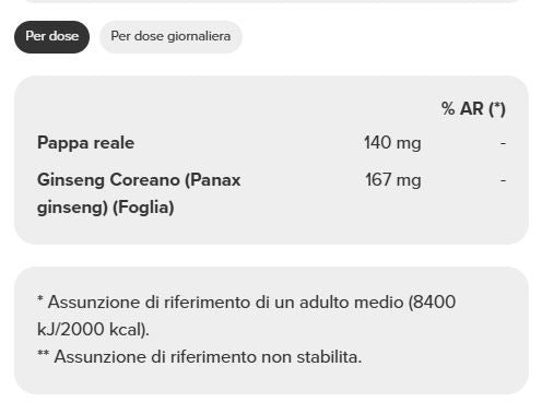 GINSENG & ROYAL JELLY 60 SOFTGELS - PROZIS
