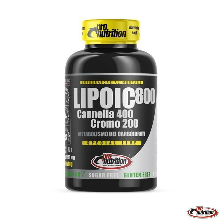 LIPOIC 800 CROMO CANNELLA 60 CPR - PRO NUTRITION -