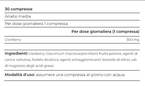 CRANBERRY 30 CPS - YAMAMOTO NUTRITION