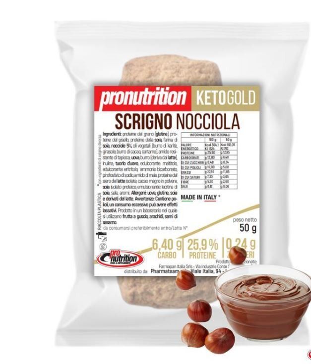 SCRIGNO NOCCIOLA 50 GR - PRO NUTRITION