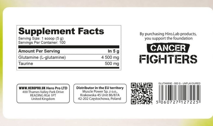 GLUTAMINE PURE 500GR - HIRO LAB