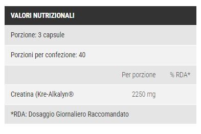 CREATINA KRE-ALKALYN 120 CPS - PRO NUTRITION