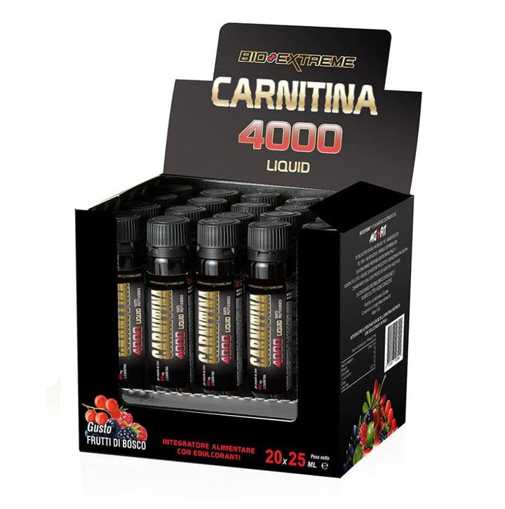 CARNITINA LIQUID 4000 25 ML - BIOEXTREME