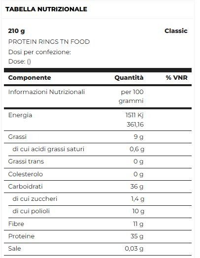 PROTEIN RINGS 210 GR - TSUNAMI