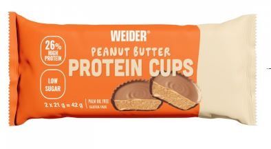 PEANUT BUTTER PROTEIN CUPS 2*21 GR - WEIDER