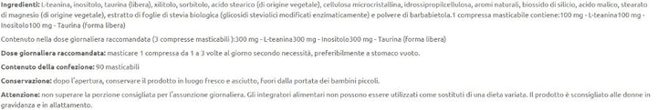 L-THEANINE 200MG 60CPS - NOW