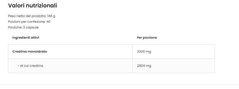 CREATINA MONOIDRATO 3300 MG  120 CPS - OSTROVIT