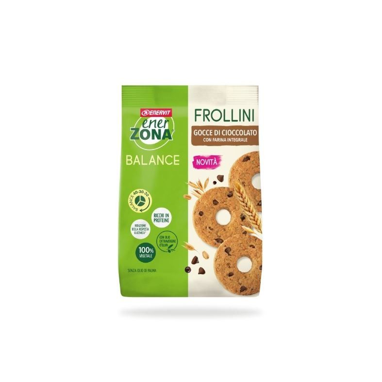 FROLLINI GOCCE DI CIOCCOLATO 250 G - ENERVIT -