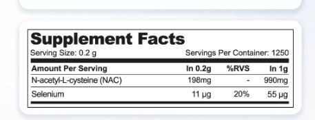 NAC 250GR - HIRO LAB